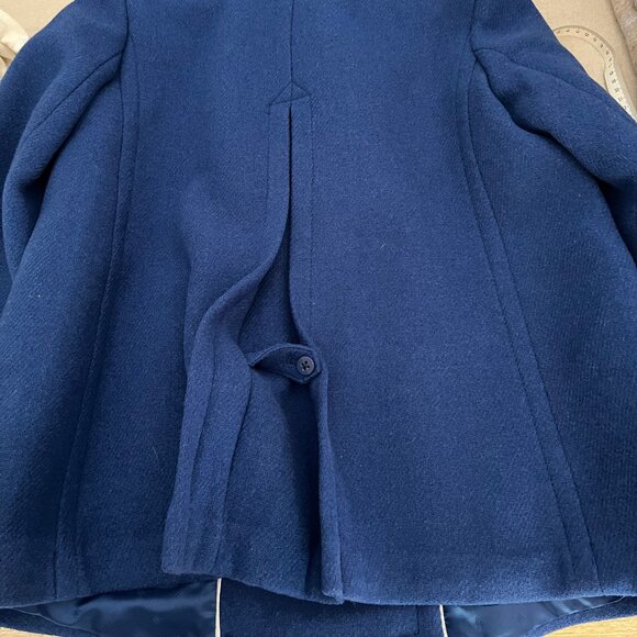 Banana Republic Royal Blue Peacoat - Wool blend - size S, but will fit size M - Picture 16 of 16